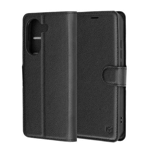 Techsuit - Bőr Fliptok - Xiaomi Poco X8 Pro - Fekete tok-5949419360433 6 kép