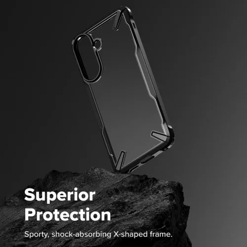 Ringke - Fusion X - Samsung Galaxy A57 5G - Fekete tok-8800328818033 5 kép