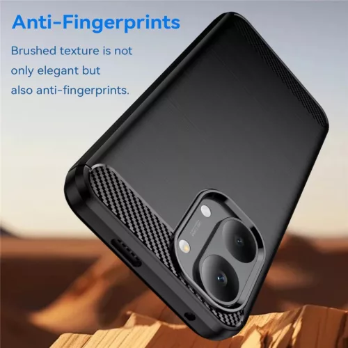 Xiaomi Poco X8 Pro Max Fekete Techsuit Carbon Silicone tok-5949419361423 6 kép