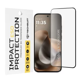 Techsuit - ESD Glass - Motorola Moto G77 / G67 - Fekete üvegfólia ü-5949419361270 1 kép