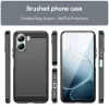 Techsuit - Carbon Silicone - Oppo A6x 4G / A6x 5G - Fekete tok-5949419361249 6 kép
