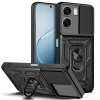 Techsuit - CamShield Series - Oppo A6x 4G / A6x 5G - Fekete tok