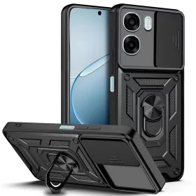   Techsuit - CamShield Series - Oppo A6x 4G / A6x 5G - Fekete tok