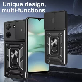 Techsuit - CamShield Series - Oppo A6x 4G / A6x 5G - Fekete tok-5949419361225 2 kép