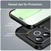 Honor 600 Lite Fekete Techsuit Carbon Silicone tok-5949419361539 2 kép