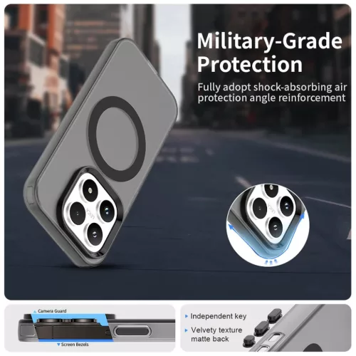 Techsuit - CandyCase MagSafe - Xiaomi 17 - Fekete tok-5949419361522 4 kép