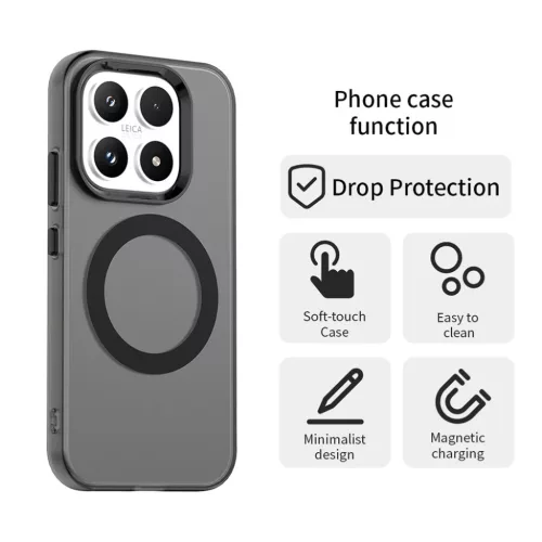 Techsuit - CandyCase MagSafe - Xiaomi 17 - Fekete tok-5949419361522 6 kép