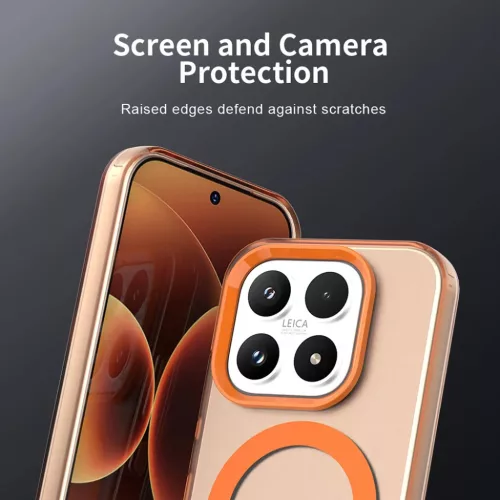 Techsuit - CandyCase MagSafe - Xiaomi 17 - Narancs tok-5949419361478 3 kép