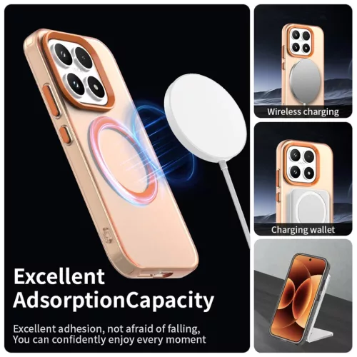 Techsuit - CandyCase MagSafe - Xiaomi 17 - Narancs tok-5949419361478 6 kép