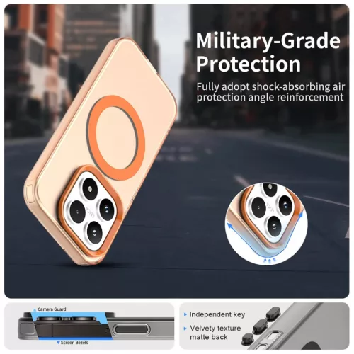 Techsuit - CandyCase MagSafe - Xiaomi 17 - Narancs tok-5949419361478 7 kép