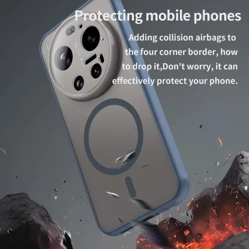 Xiaomi 17 Ultra Navy Blue Techsuit HaloFrost II MagSafe tok-5949419361768 9 kép