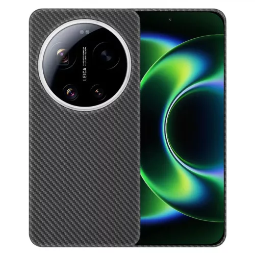 Xiaomi 17 Ultra Fekete Techsuit Aramid Fiber MagSafe tok-5949419361980 2 kép