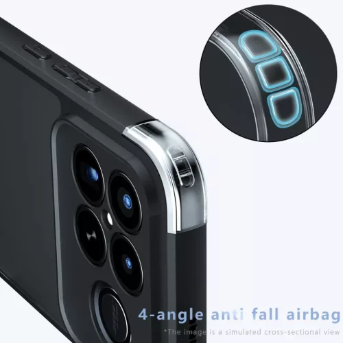 Techsuit - PureFrost MagSafe - Xiaomi Poco F8 Ultra - Frosted Black to-5949419362147 3 kép