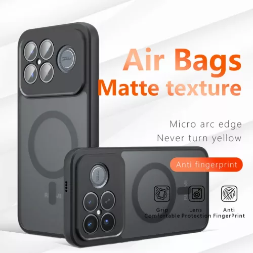 Techsuit - PureFrost MagSafe - Xiaomi Poco F8 Ultra - Frosted Black to-5949419362147 5 kép