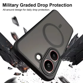 Techsuit - HaloFrost II MagSafe - Xiaomi Poco X8 Pro - Fekete tok-5949419362857 2 kép