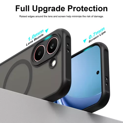 Techsuit - HaloFrost II MagSafe - Xiaomi Poco X8 Pro - Fekete tok-5949419362857 4 kép