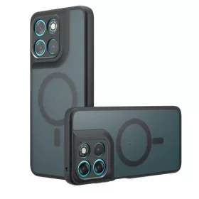 Techsuit - PureFrost MagSafe - Motorola Moto G77 / G67 - Frosted Black-5949419362840 1 kép