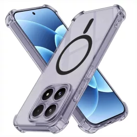 Techsuit - Ütésálló Átlátszó Szilikon MagSafe Tok - Xiaomi 17 --5949419362826 1 kép