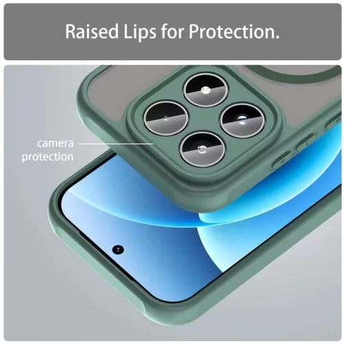 Techsuit - HaloFrost II MagSafe - Xiaomi 17 - Green tok-5949419362550 3 kép