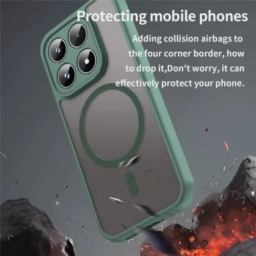 Techsuit - HaloFrost II MagSafe - Xiaomi 17 - Green tok-5949419362550 5 kép