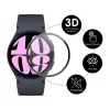 Techsuit - Nano Flex (2 csomag) - Huawei Band 11 Pro - Fekete üvegfó-5949419362901 5 kép