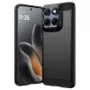  Motorola Edge 70 Fusion Fekete Techsuit Carbon Silicone tok
