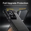 Techsuit - Carbon Silicone - Motorola Edge 70 Fusion - Fekete tok-5949419363205 3 kép
