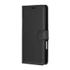 Techsuit - Bőr Fliptok - Honor 600 Lite - Fekete tok-5949419363106 4 kép