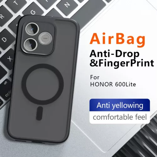 Techsuit - PureFrost MagSafe - Honor 600 Lite - Mattfekete tok-5949419363083 4 kép