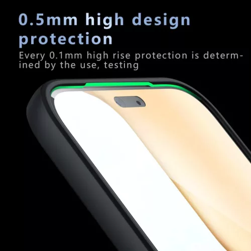 Techsuit - PureFrost MagSafe - Honor 600 Lite - Mattfekete tok-5949419363083 6 kép