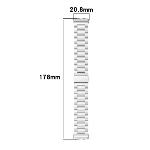 Huawei Band 11 / Band 11 Pro Ezüst Techsuit Óraszíj (W010)-5949419363687 4 kép