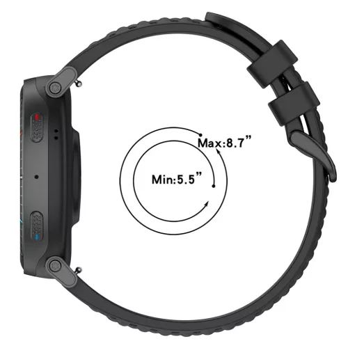 Amazfit Active Max Lila Techsuit Óraszíj 22mm (W083)-5949419363588 5 kép