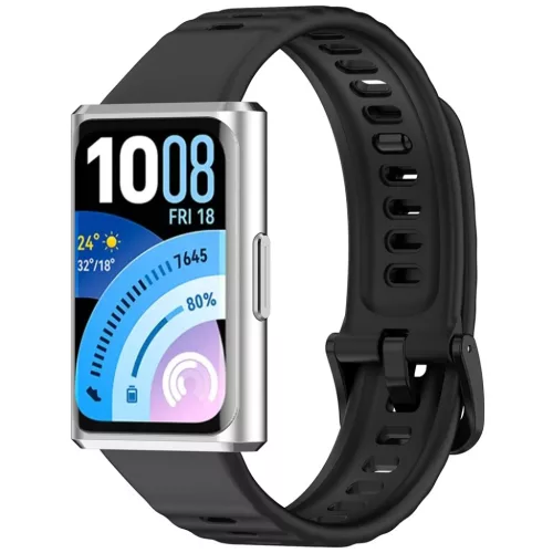 Huawei Band 11 / Band 11 Pro Fekete Techsuit Szíj (W082)-5949419363564 2 kép