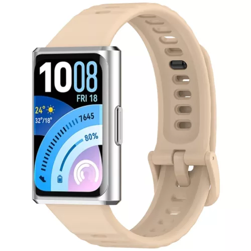 Huawei Band 11 / Band 11 Pro Bézs Techsuit Óraszíj (W082)-5949419363557 2 kép