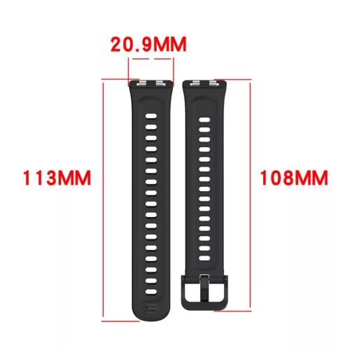 Huawei Band 11 / Band 11 Pro Sötétkék Techsuit Szíj (W082)-5949419363533 5 kép