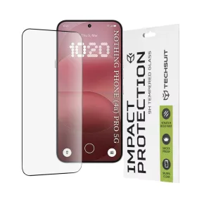    Nothing Phone 4a Pro Fekete Techsuit 111D Teljes Fedezés / Teljes Ragados Üveg üvegfólia