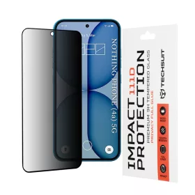 Techsuit - 111D Privacy Full Glue - Nothing Phone 4a - Fekete üvegfó-5949419364004 1 kép