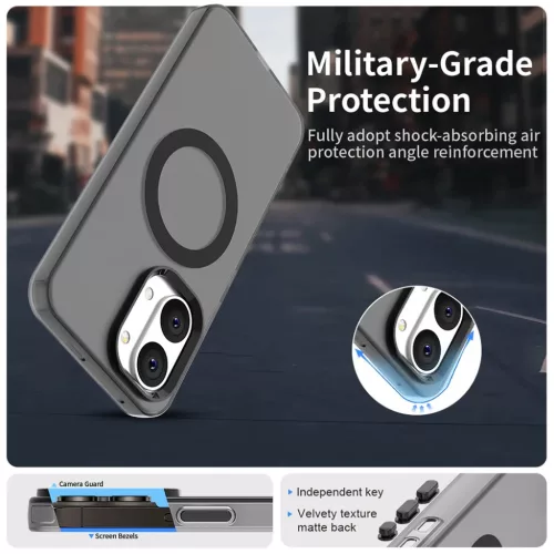 Xiaomi Poco X8 Pro Max Fekete Techsuit CandyCase MagSafe tok-5949419364752 3 kép