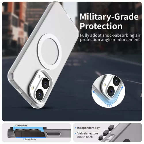 Xiaomi Poco X8 Pro Max Fehér Techsuit - CandyCase MagSafe tok-5949419364745 3 kép