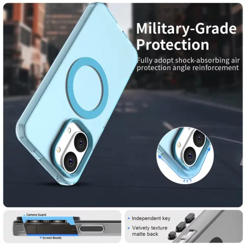 Xiaomi Poco X8 Pro Max Kék Techsuit CandyCase MagSafe tok-5949419364721 4 kép
