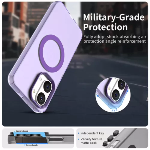 Xiaomi Poco X8 Pro Max Lila Techsuit CandyCase MagSafe fliptok-5949419364714 3 kép