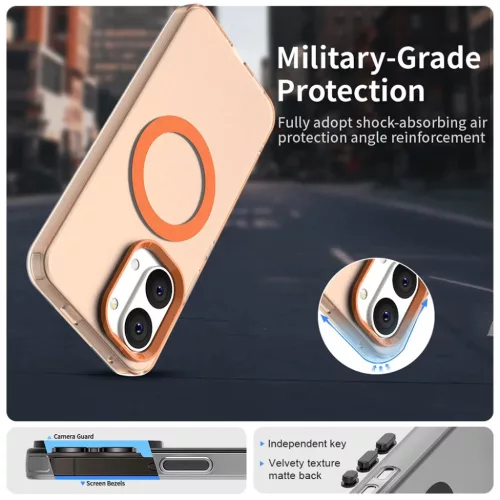 Xiaomi Poco X8 Pro Max Narancs Techsuit CandyCase MagSafe tok-5949419364707 4 kép