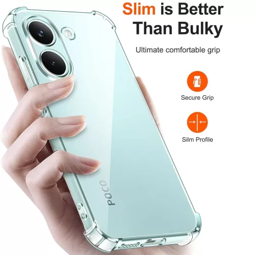 Xiaomi Poco X8 Pro Átlátszó Techsuit Ütésálló, átlátszó szil-5949419364578 4 kép