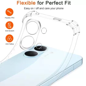 Xiaomi Poco X8 Pro Max Techsuit Ütésálló Átlátszó Szilikon tok -5949419364561 2 kép