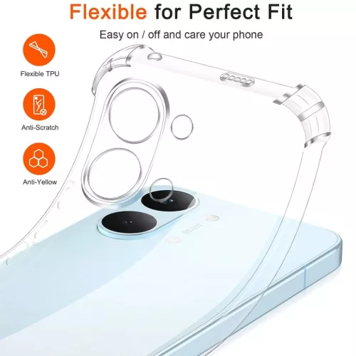 Xiaomi Poco X8 Pro Max Techsuit Ütésálló Átlátszó Szilikon tok -5949419364561 2 kép