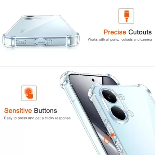 Xiaomi Poco X8 Pro Max Techsuit Ütésálló Átlátszó Szilikon tok -5949419364561 3 kép