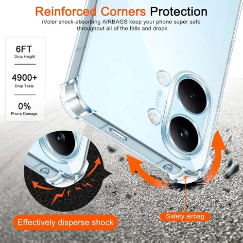 Xiaomi Poco X8 Pro Max Techsuit Ütésálló Átlátszó Szilikon tok -5949419364561 6 kép