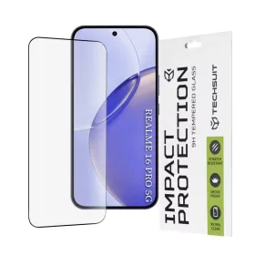   Realme 16 Pro Fekete Techsuit - 111D Teljes Fedés / Teljes Ragasztás Üvegfólia üvegfólia