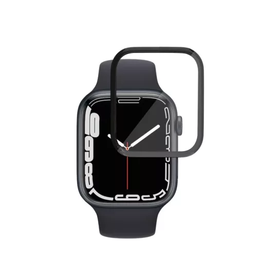 Apple Watch 7 / 8 / 9 45mm Fekete Techsuit Nano Flex Üvegfólia (2 cs-5949419365728 2 kép