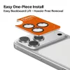 iPhone 17 Pro / iPhone 17 Pro Max Narancssárga Torras Lensguard kamer-6938075679668 3 kép